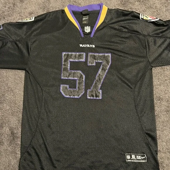 Nike Shirts Nfl Baltimore Ravens Cj Mosley 57 Nike On Field